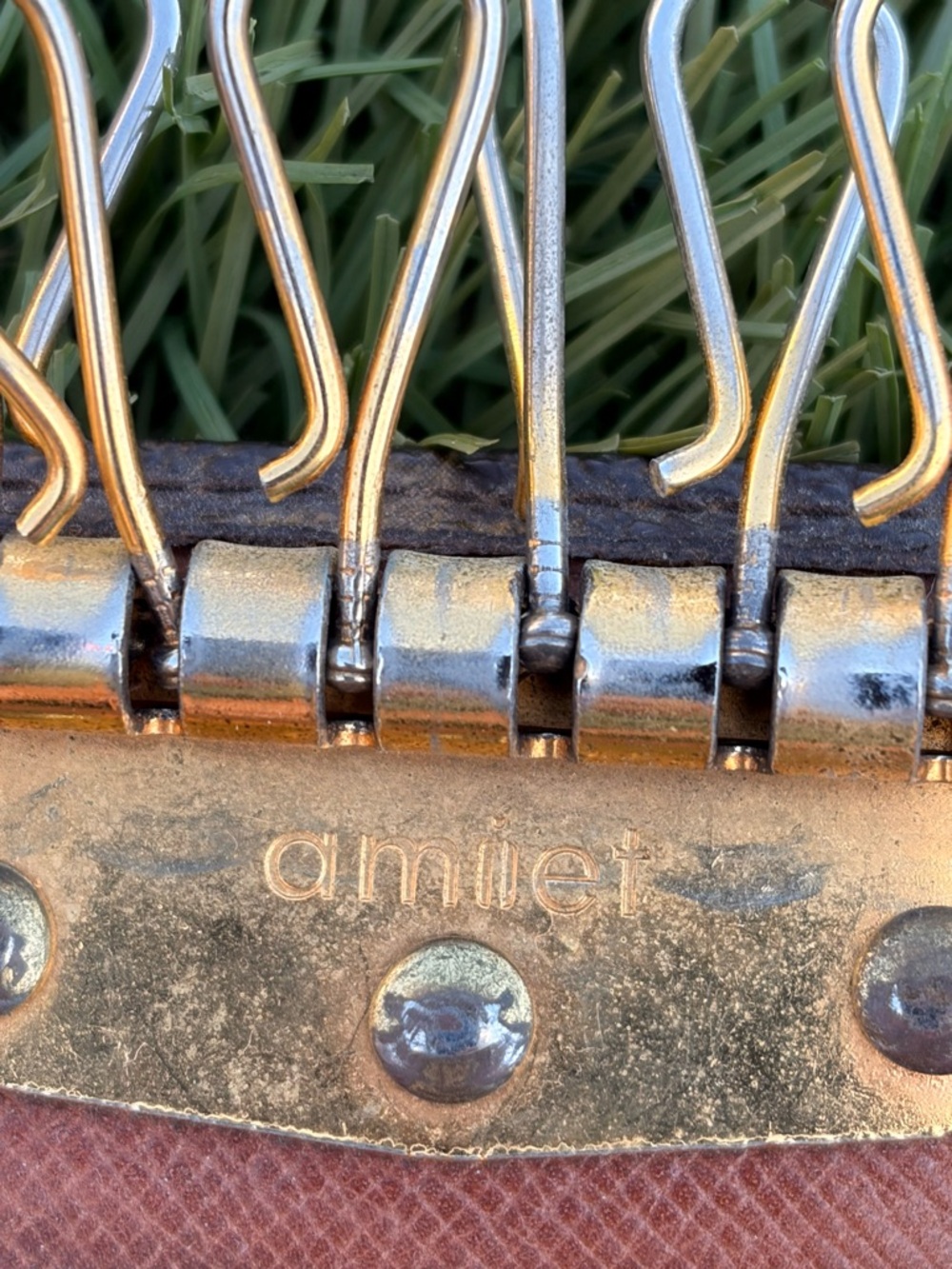 Rare Louis Vuitton Amiet Monogram KeyCase France Datecode Inside Authentic - Picture 7 of 13